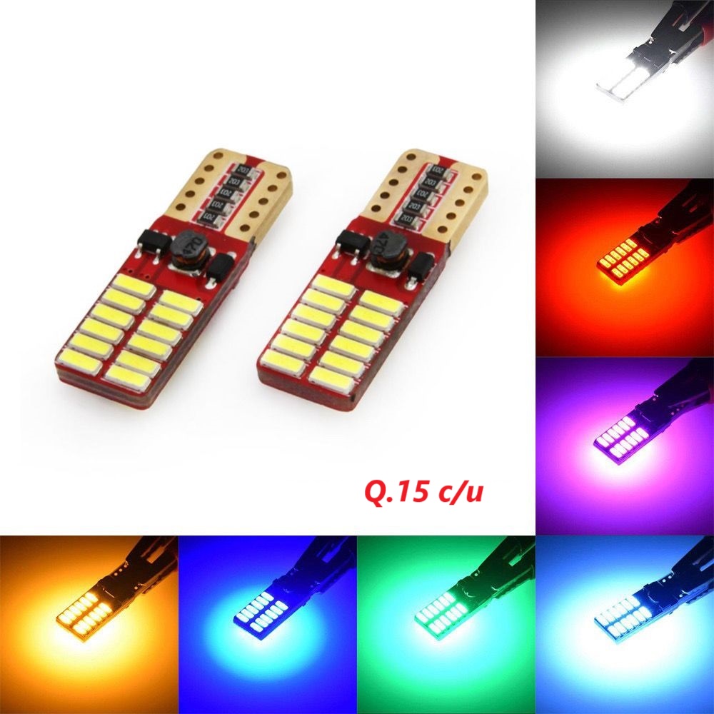 T10 4014 24SMD COLOR UNIDAD