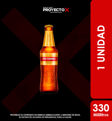 CLUB COLOMBIA DORADA BOTELLA 330ML