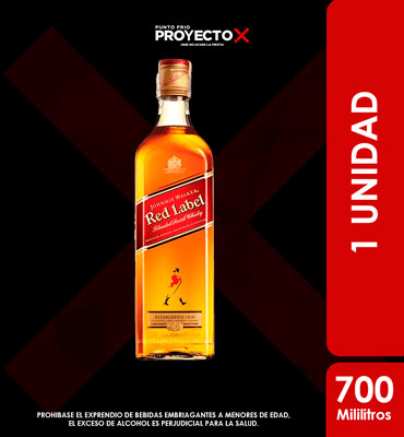 JOHNNIE WALKER SELLO ROJO 700ML