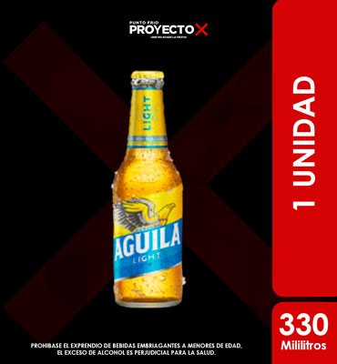 AGUILA LIGHT BOTELLA RETORNABLE 330 ML