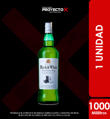 BLACK & WHITE 1000ML