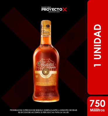  RON MEDELLIN DORADO 750ML