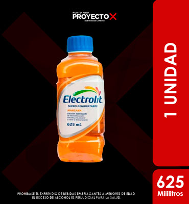 SUERO ELECTROLIT MANZANA 625ML