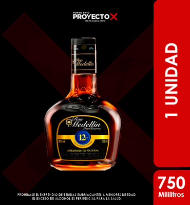 MEDELLIN 12 ANOS 750ML