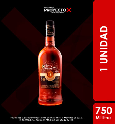 MEDELLIN 3 ANOS 750ML