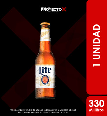 MILLER LITE BOTELLA 330