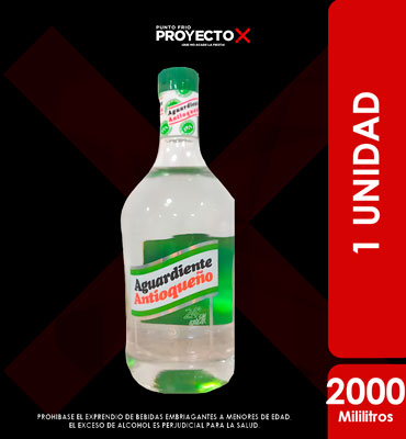 AGUARDIENTE ANTIOQUENO 24 SIN AZUCAR 1750ML