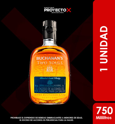 BUCHANAS TWO SOULS 750ML
