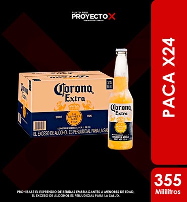 PACA CORONA BOTELLA 355ml X24UNDS