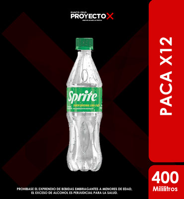 PACA SPRITE 400ml X12UNDS