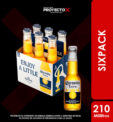 SIXPACK CORONITA 210ML