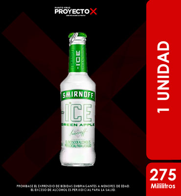 SMIRNOFF ICE MANZANA VERDE 275ML 