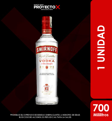 VODKA SMIRNOFF BOTELLA 700ML
