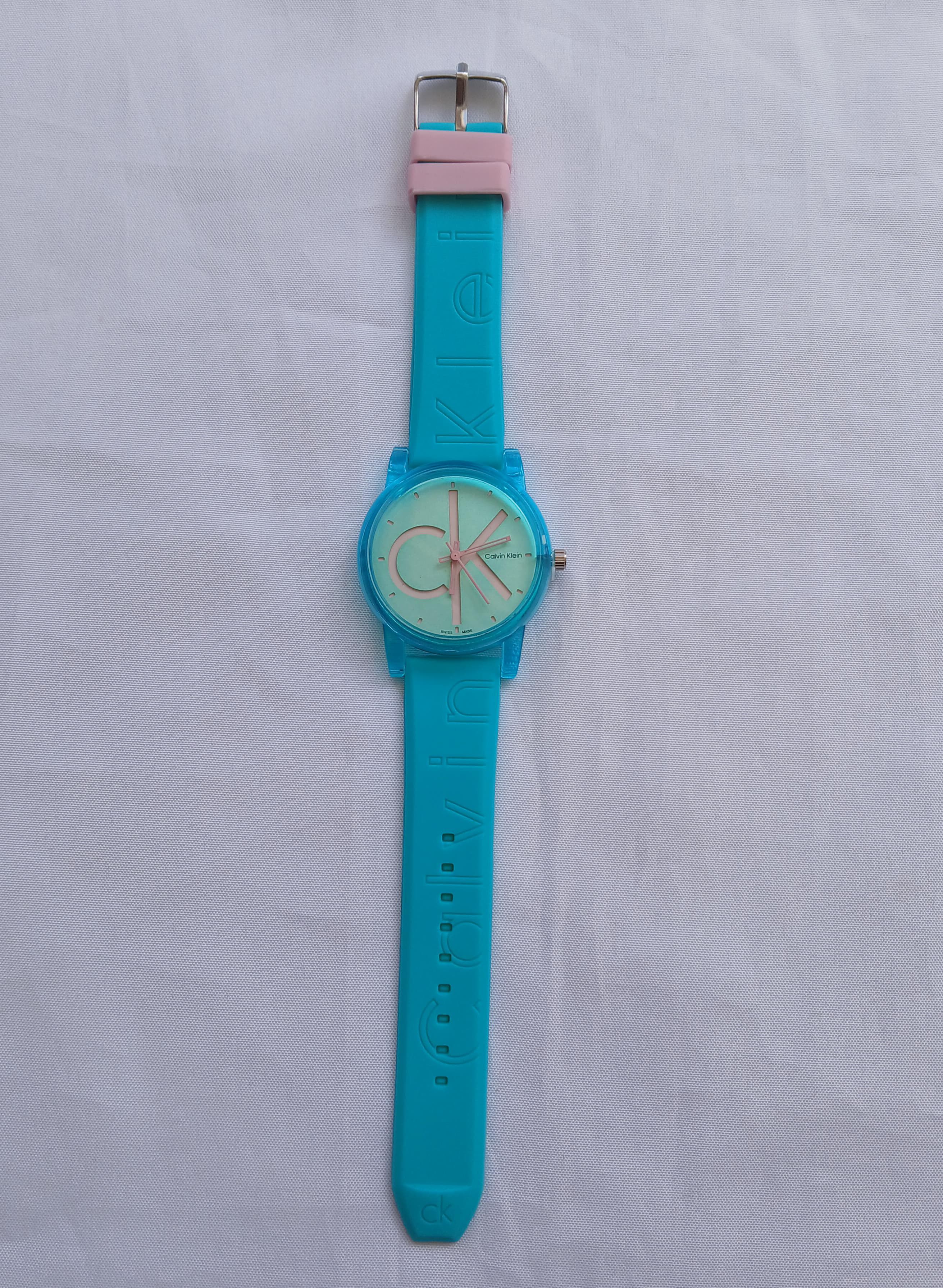 RELOJ CALVIN KLEIN AZUL TURQUESA