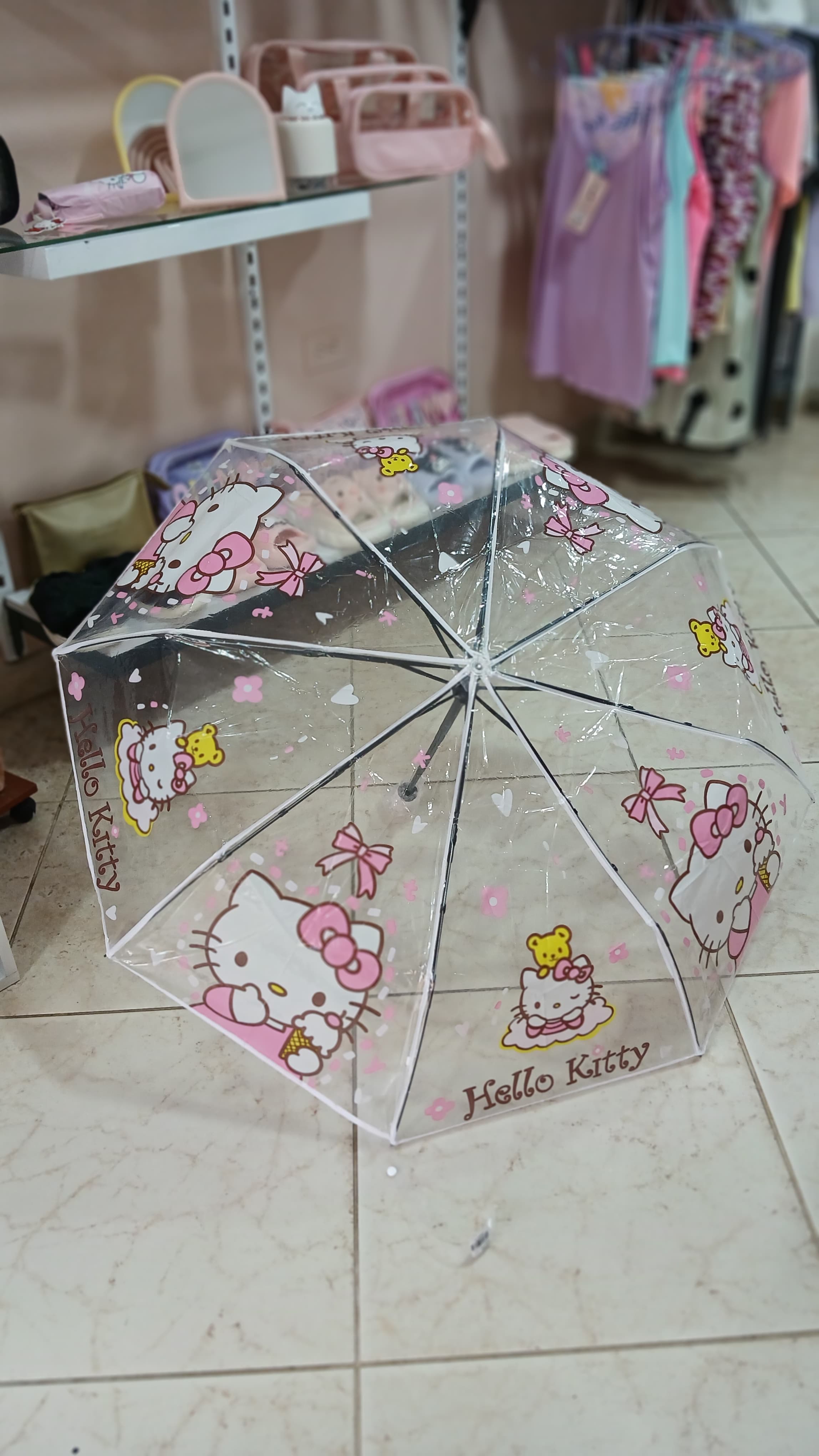 SOMBRILLA HELLO KITTY 14CM009