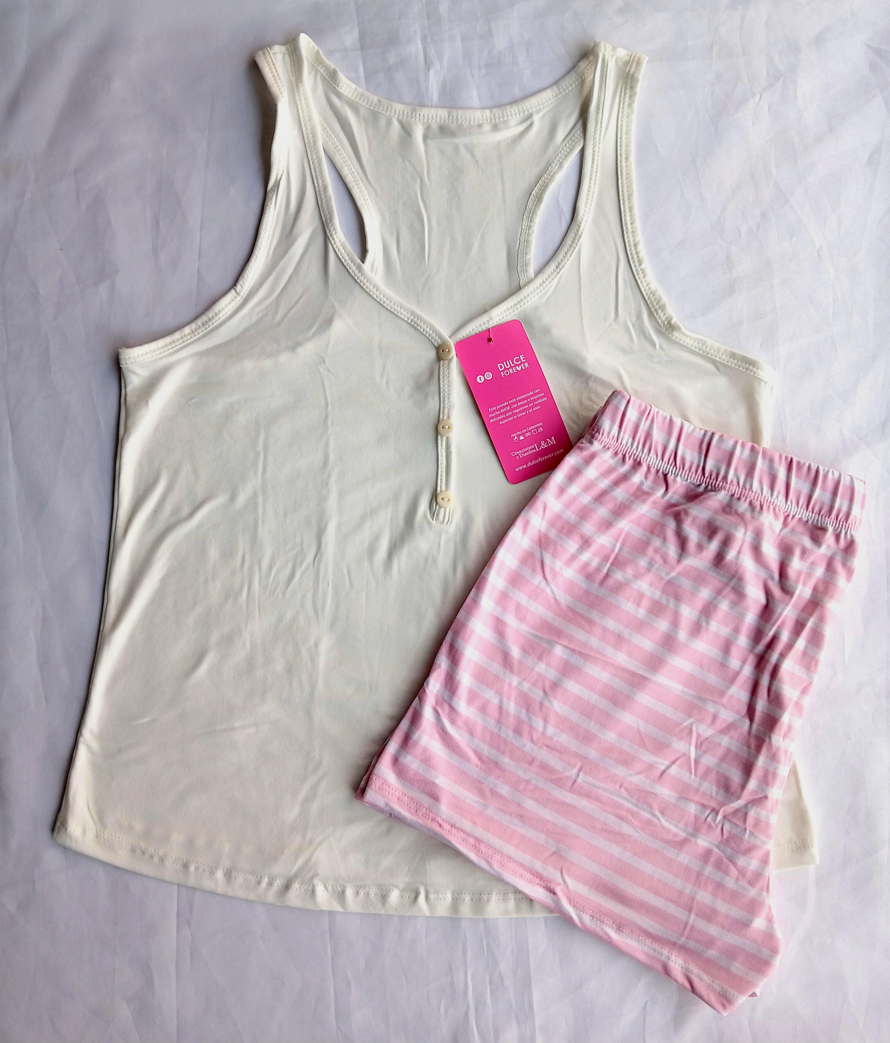 PIJAMA SHORT RAYAS SIZA 2204