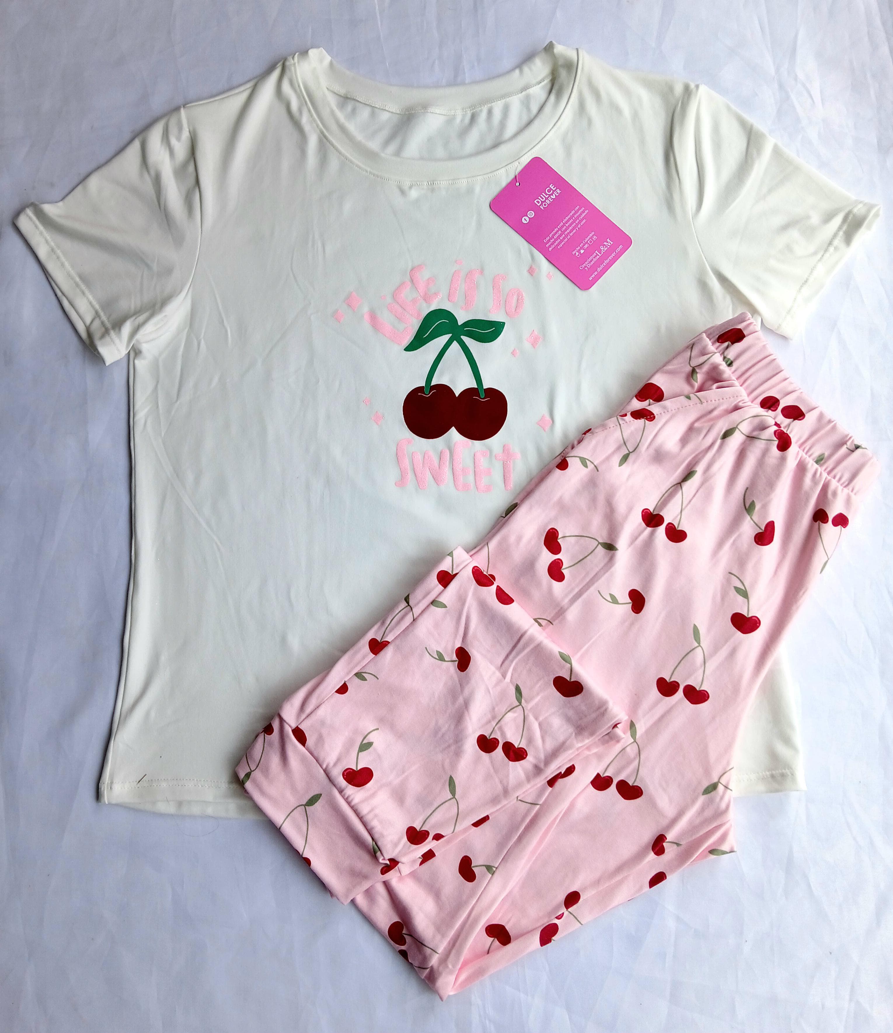 PIJAMA JOGGER CEREZAS 2251
