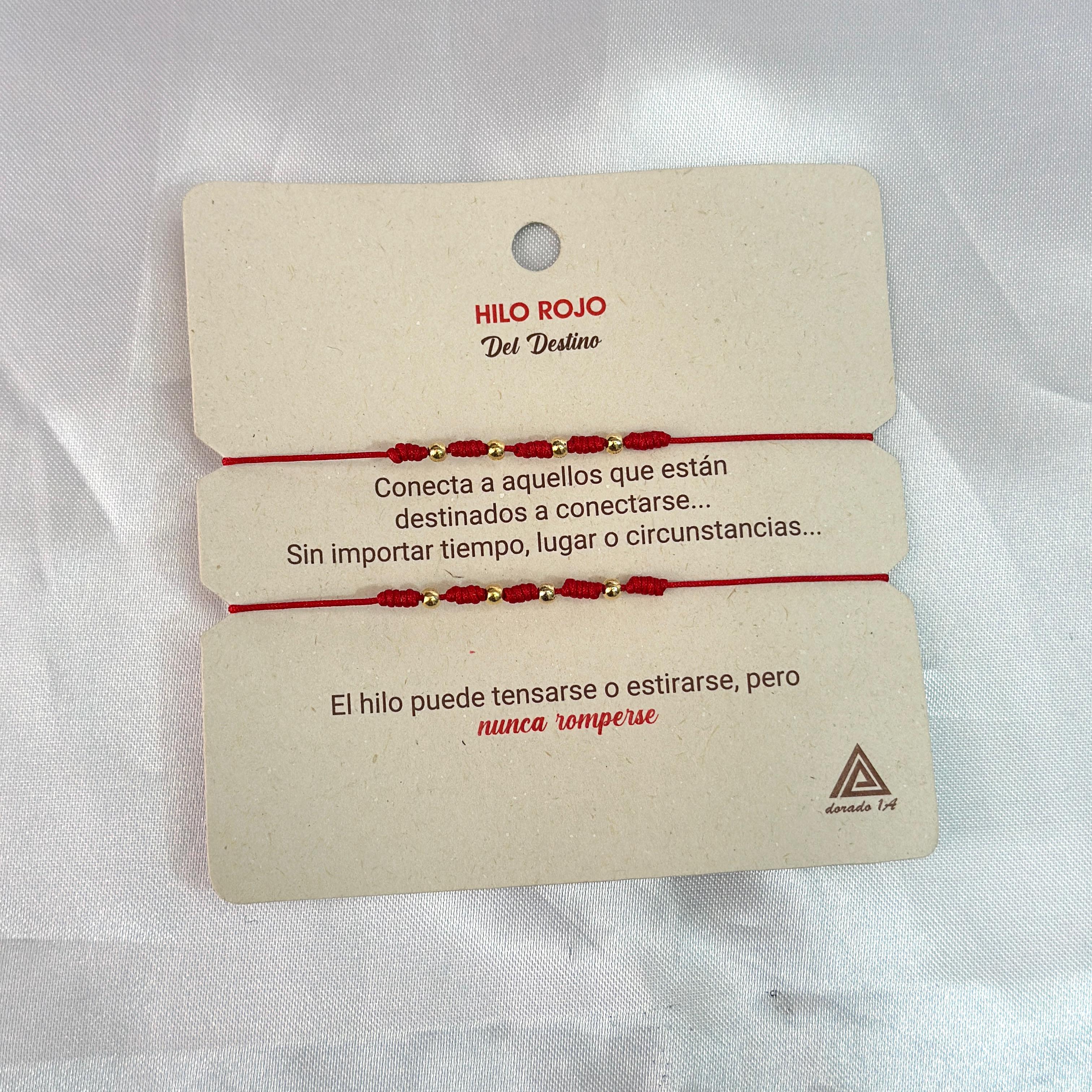 MANILLA HILO ROJO NUDILLOS