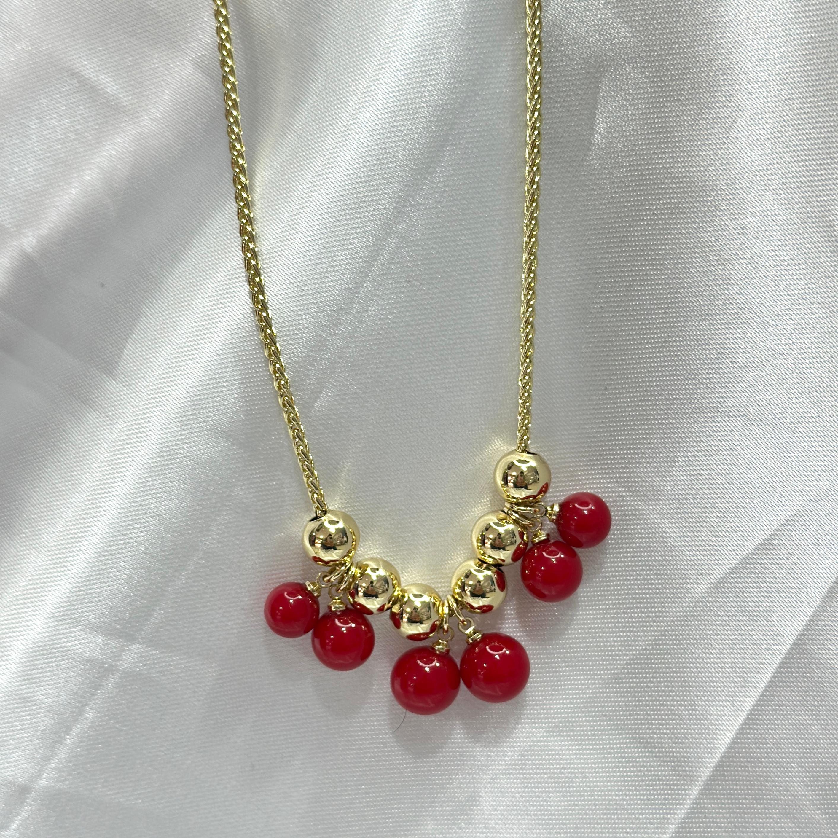 COLLAR CEREZAS DA011