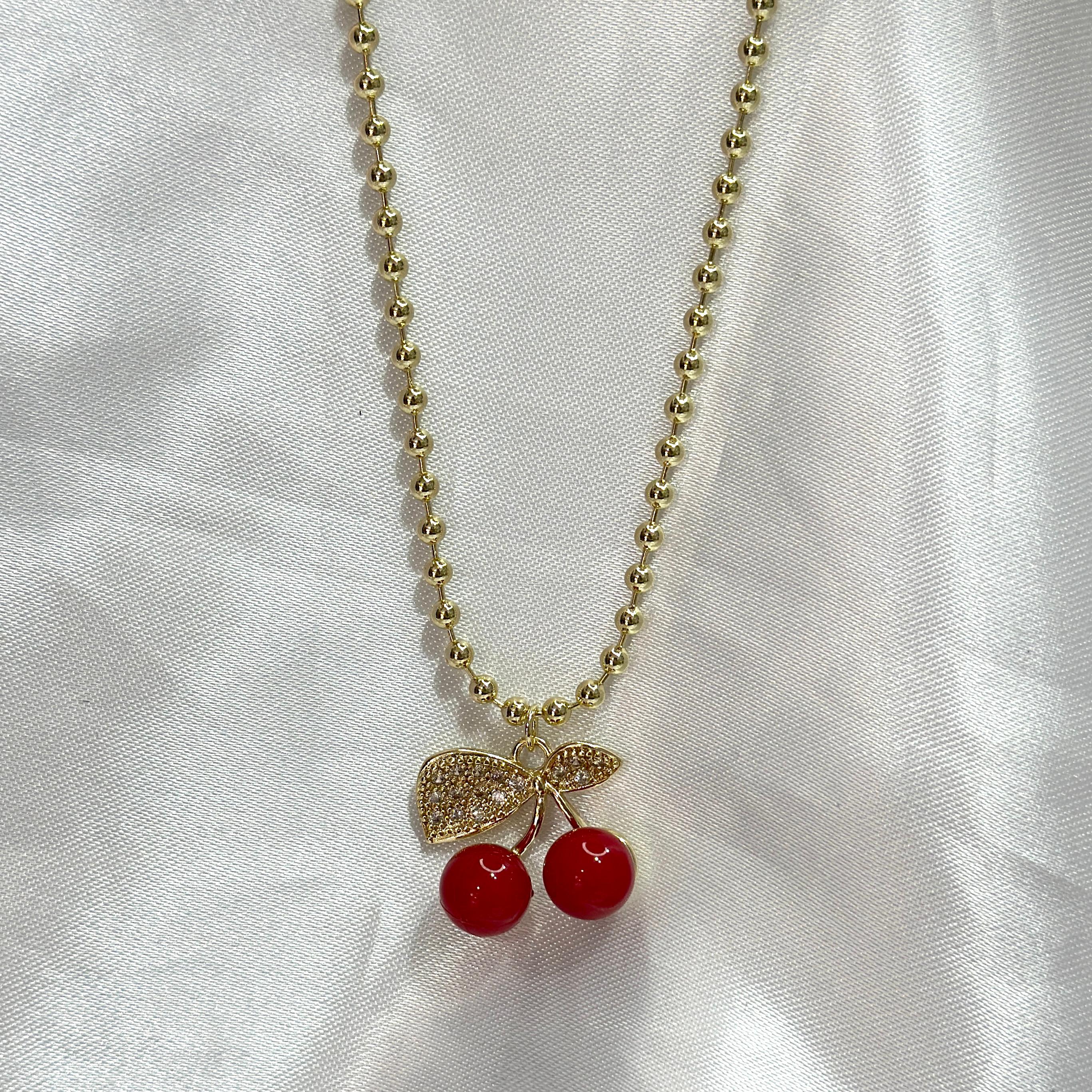 COLLAR CEREZAS DA015