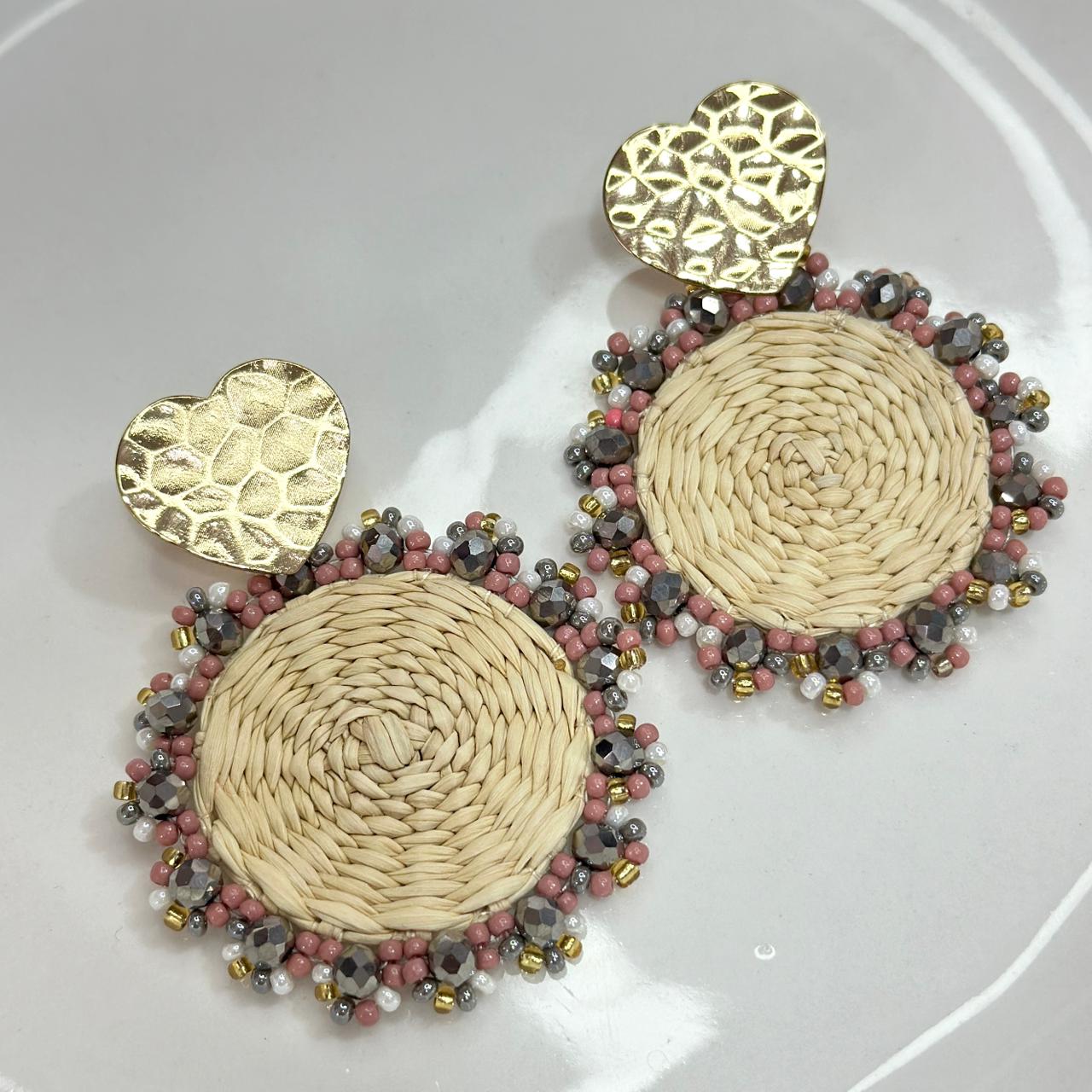 ARETAS TEJIDAS MOSTACILLA DA075