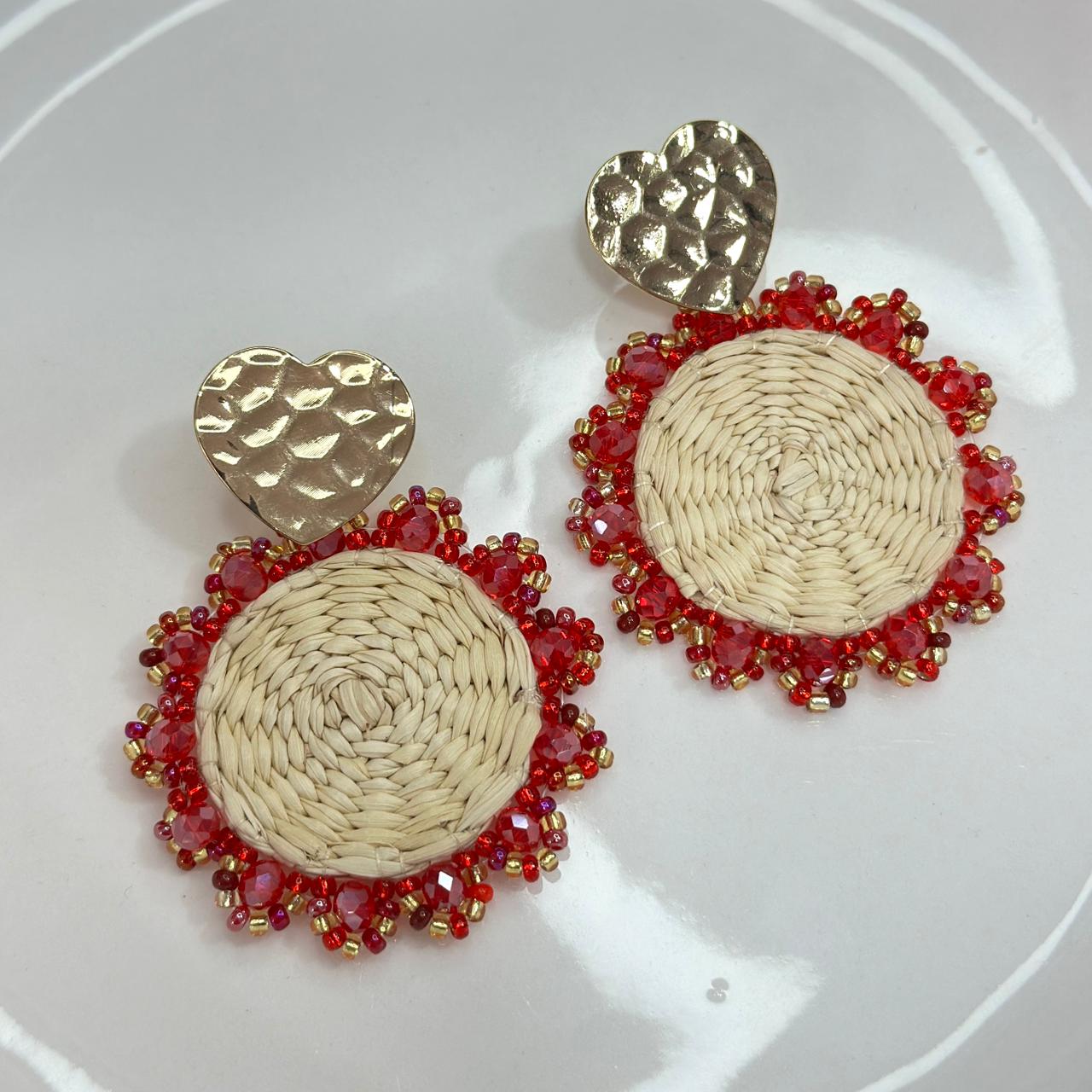 ARETAS TEJIDAS MOSTACILLA DA078