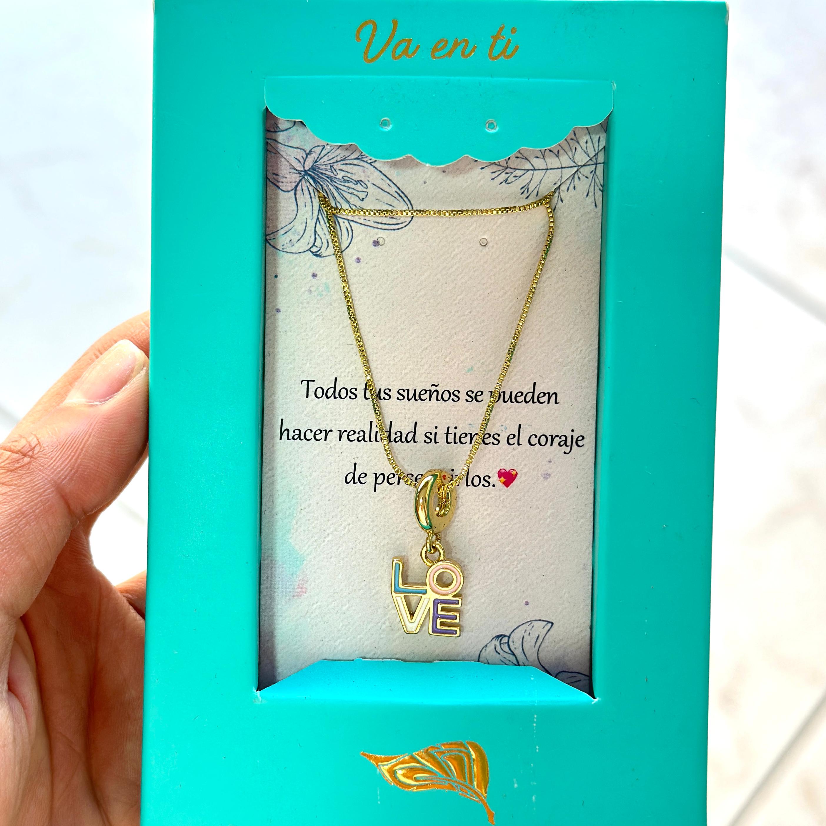 COLLAR LOVE EN CAJA DA136