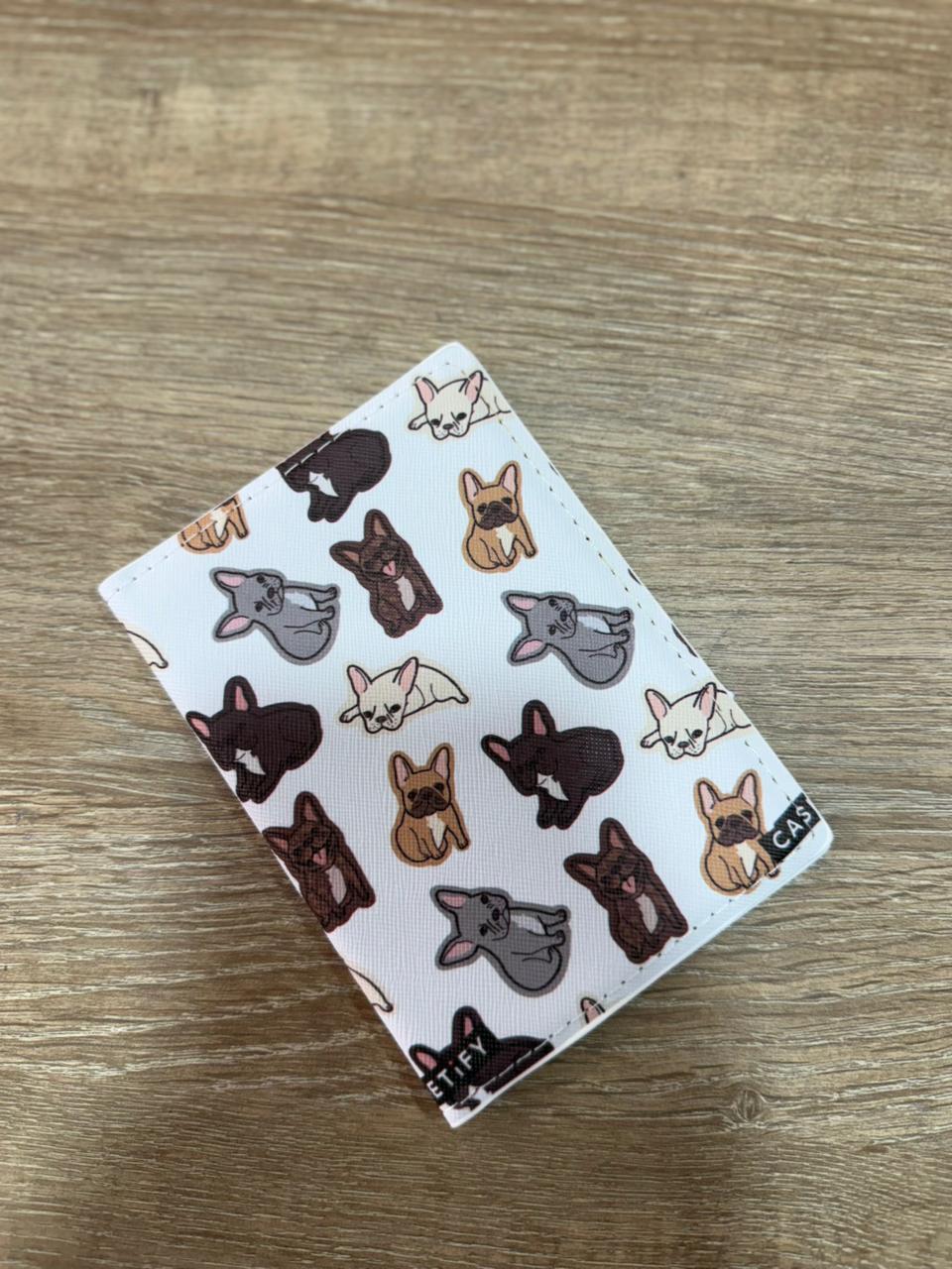 PORTAPASAPORTE PERRITOS 7CM061