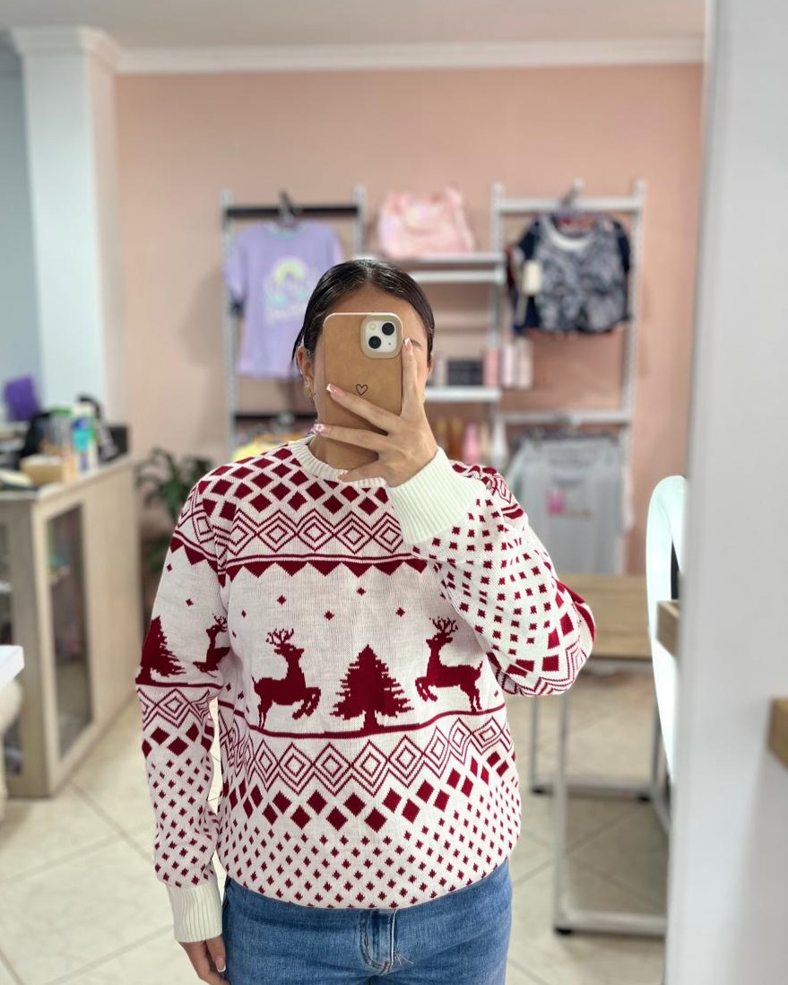 BUZO NAVIDEÑO DAMA D92