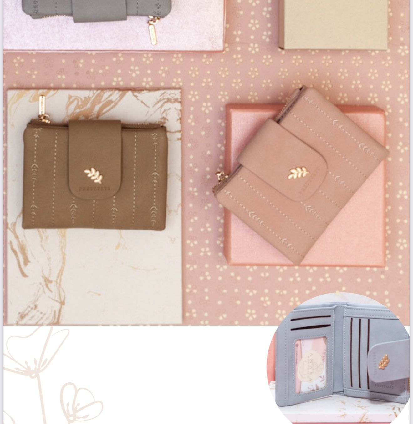 BILLETERA PEQUEÑA PRETTIZYS PT23-2147