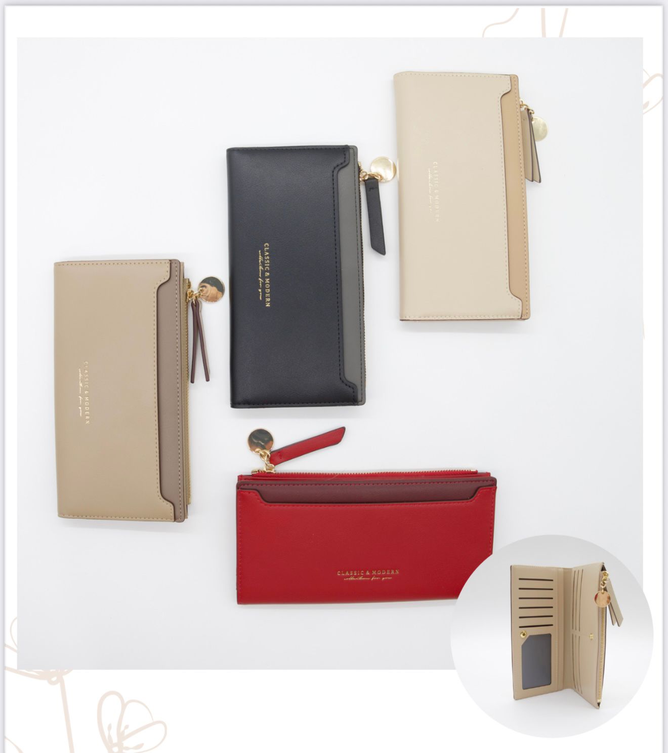 BILLETERA GRANDE CLASIC AND MODERN T3676-330