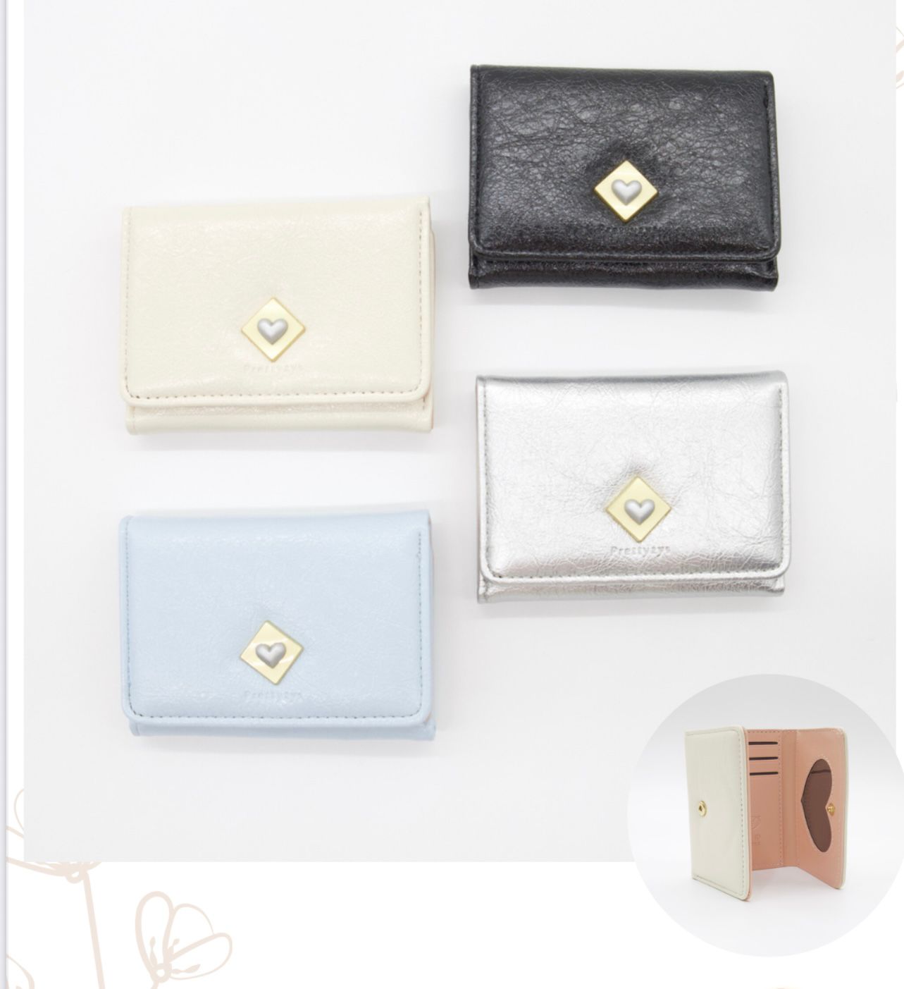BILLETERA PEQUEÑA PRETTIZYS PT25-1380