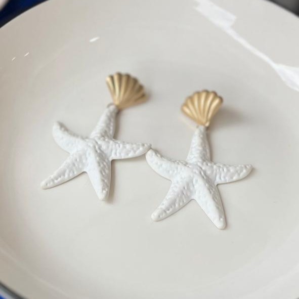 Aretes estrellas mar