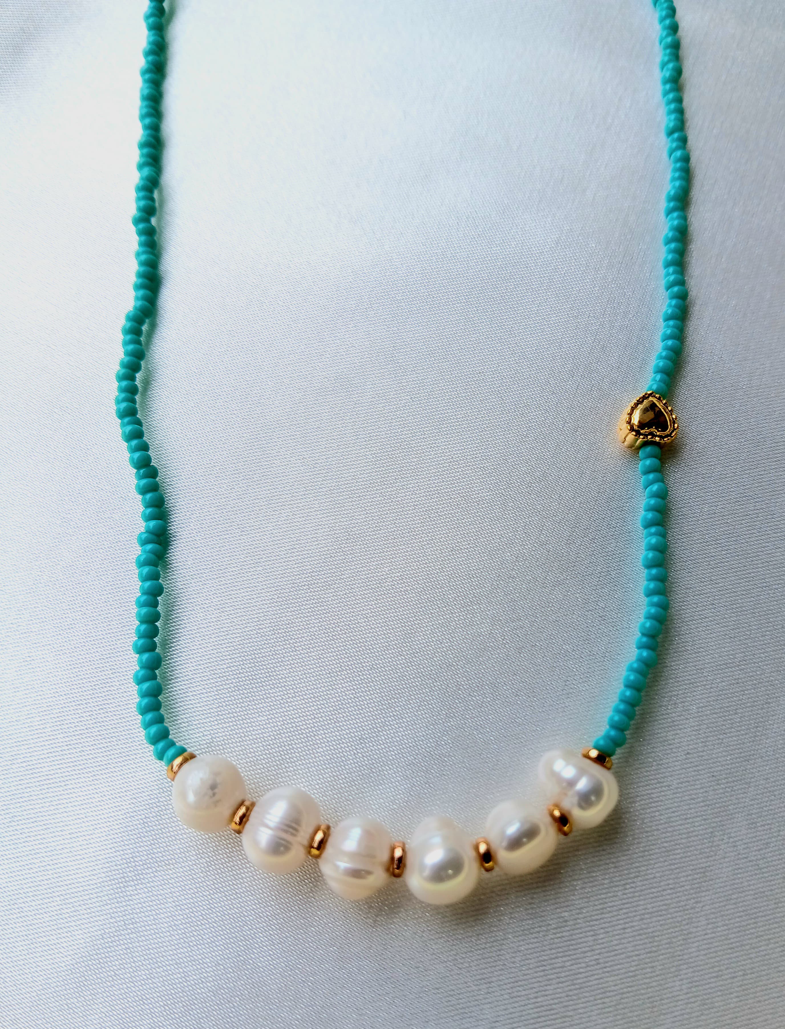 COLLAR PERLAS VERDE