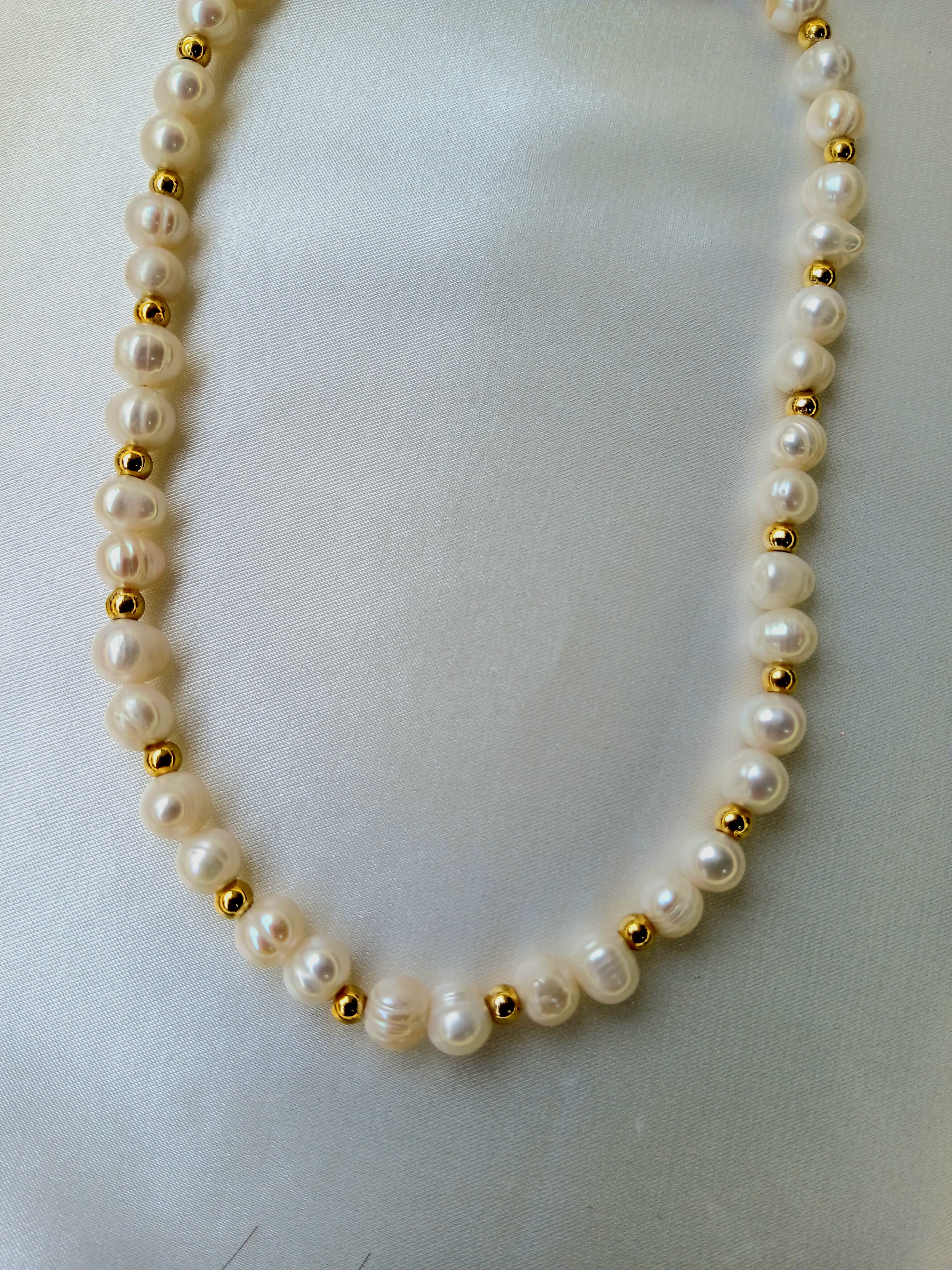 COLLAR DOS PERLAS