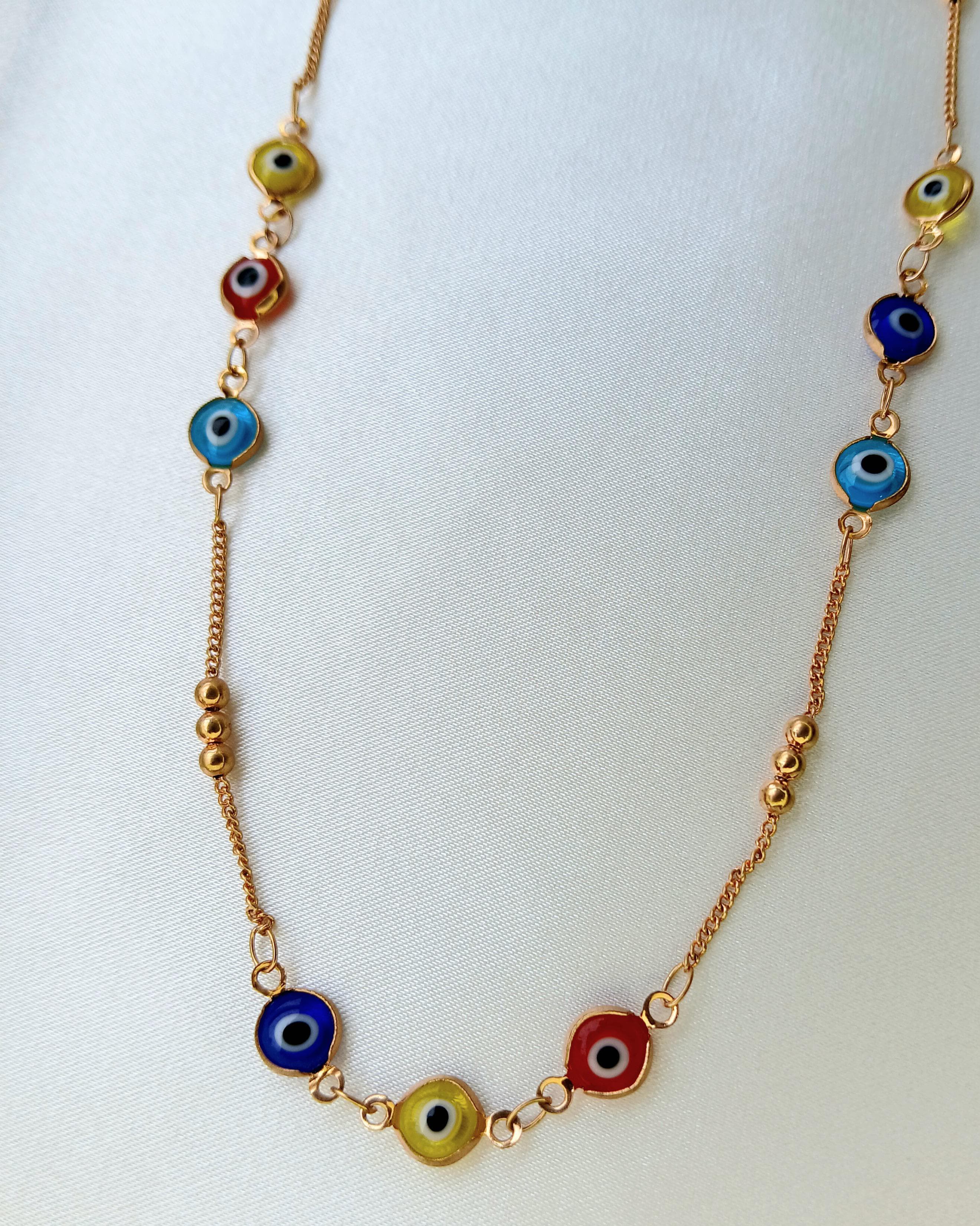 COLLAR GRUESO OJO TURCO