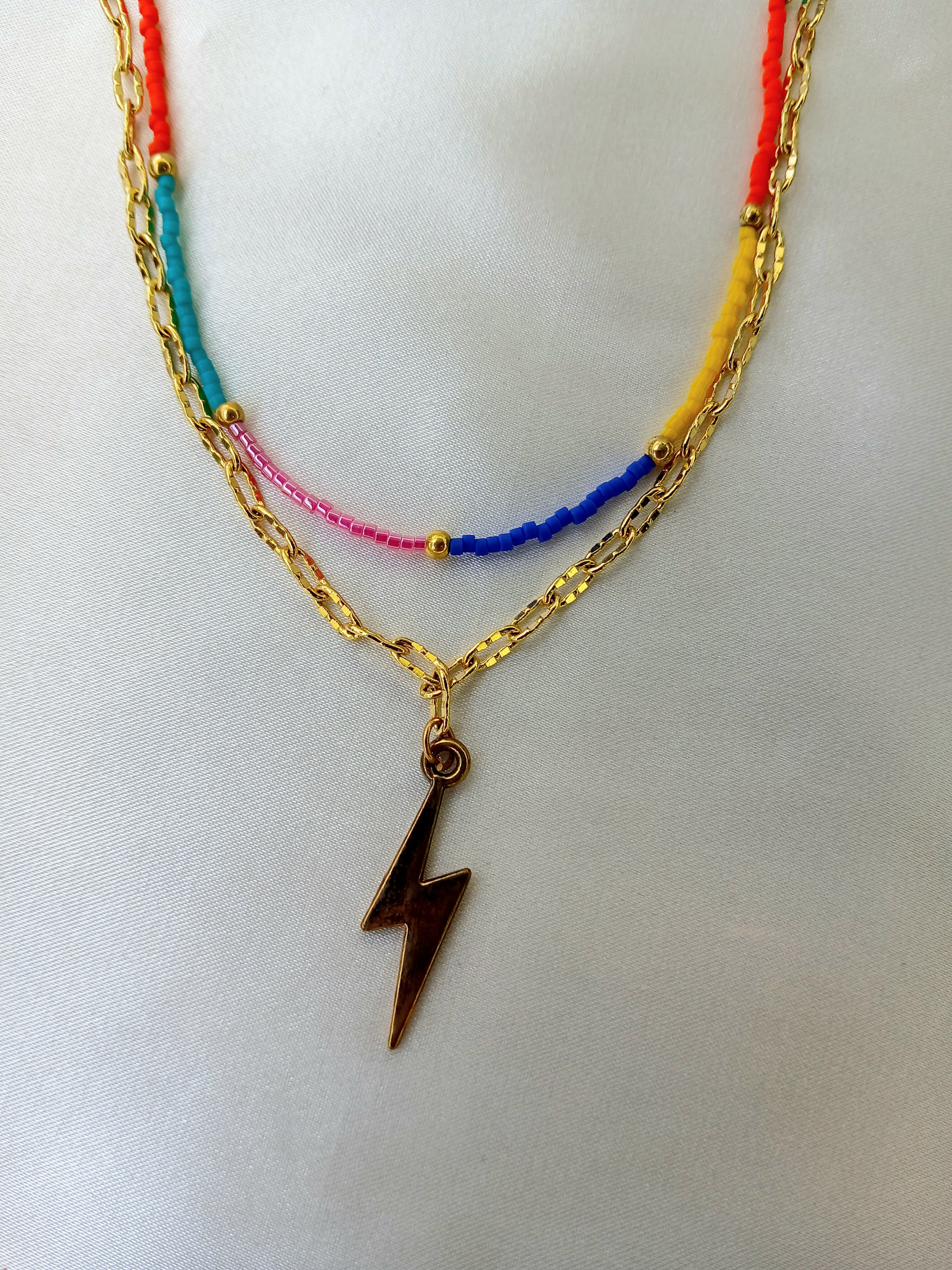 COLLAR DOBLE RAYO