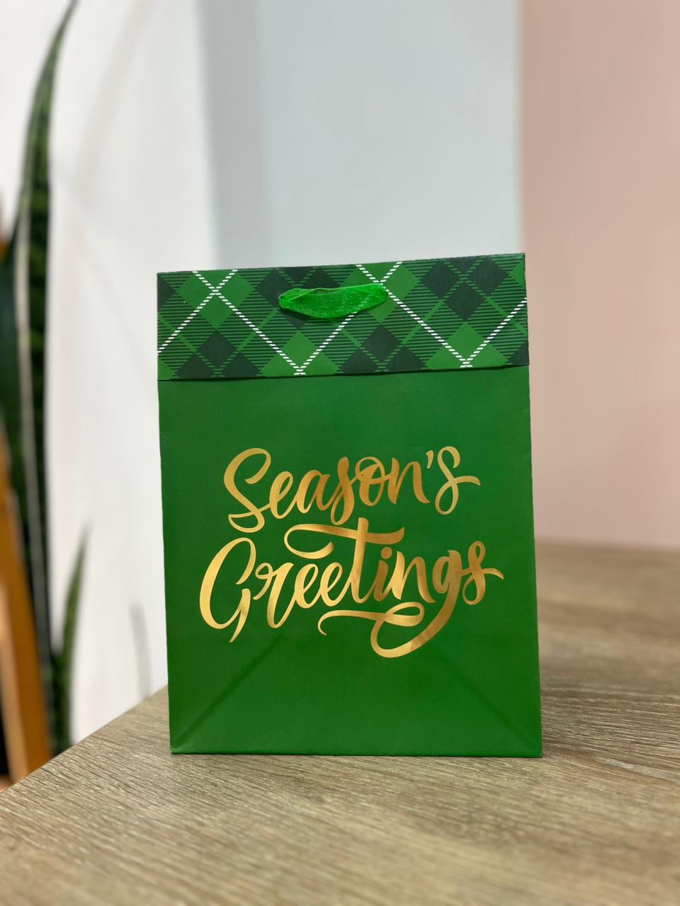 BOLSA NAVIDAD MOÑO SEASONS CREETINGS