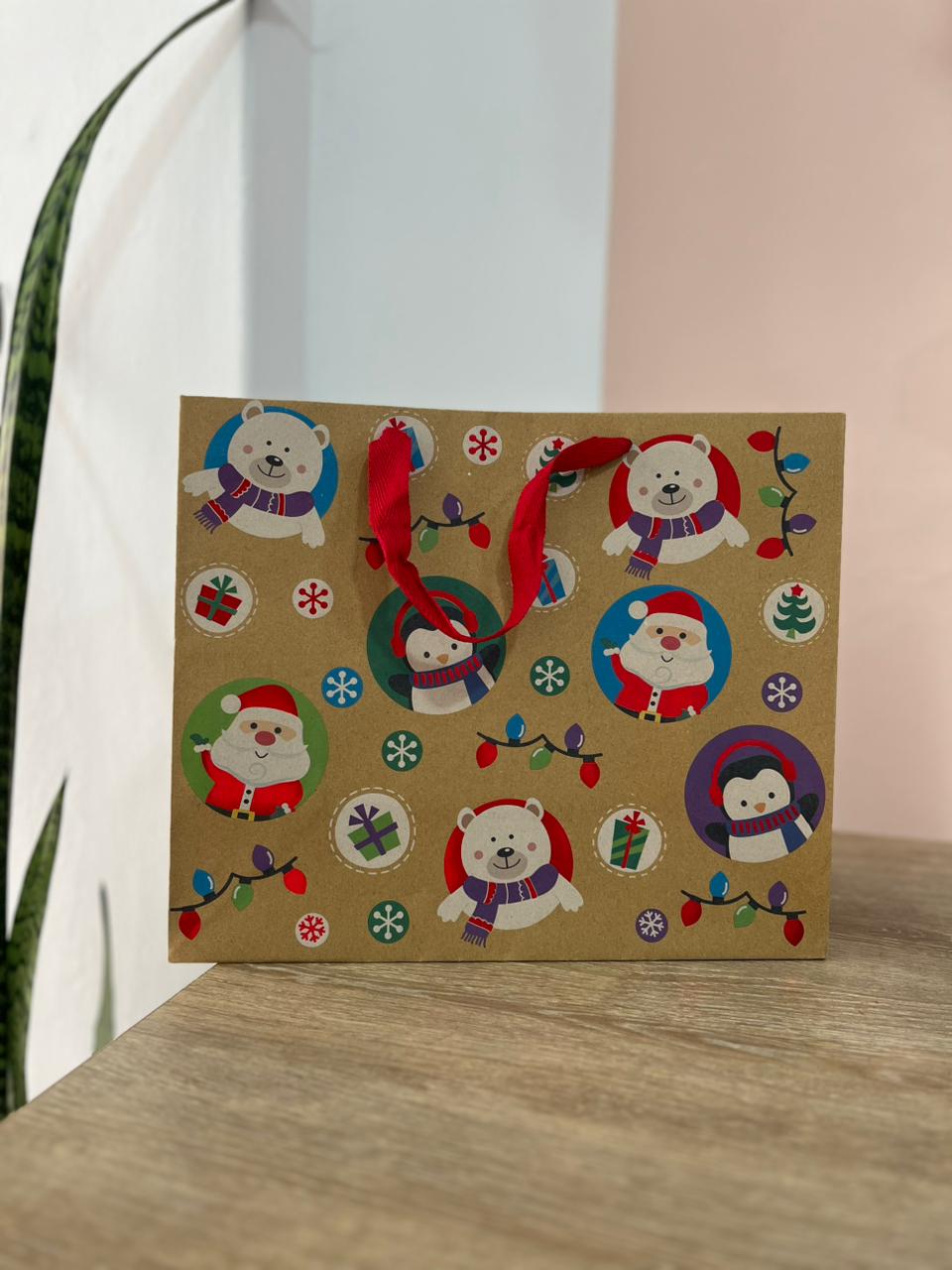 BOLSA NAVIDAD GRANDE OSOS NAVIDAD