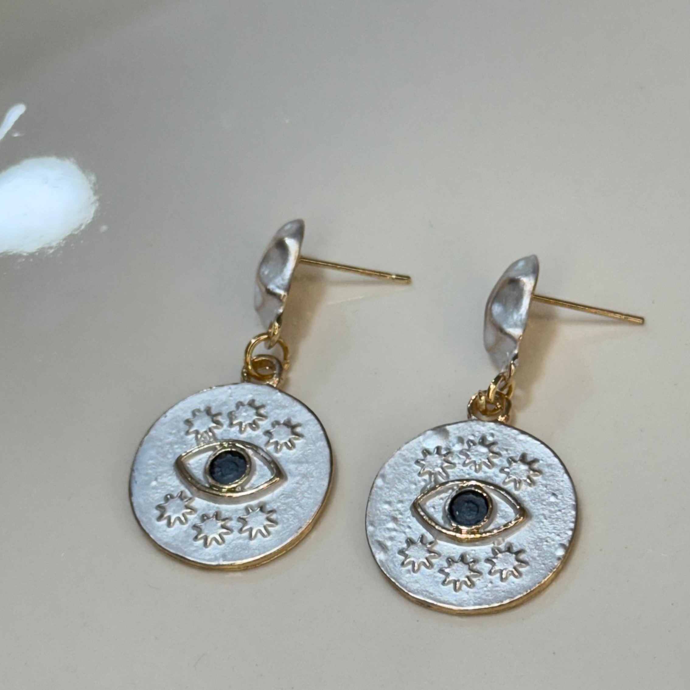 ARETES OJO BLANCO DA1225013