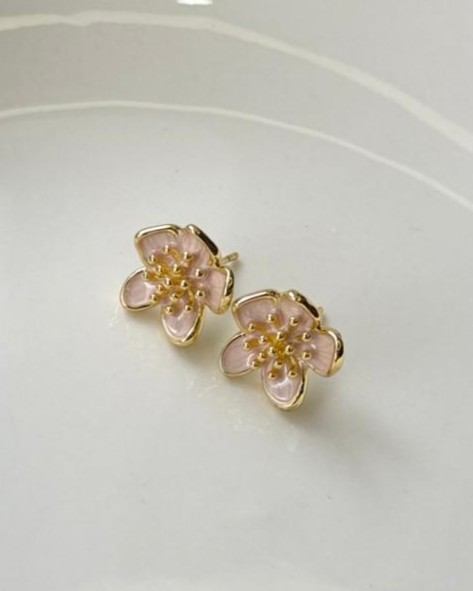 ARETAS FLOR ROSADA DA1225022