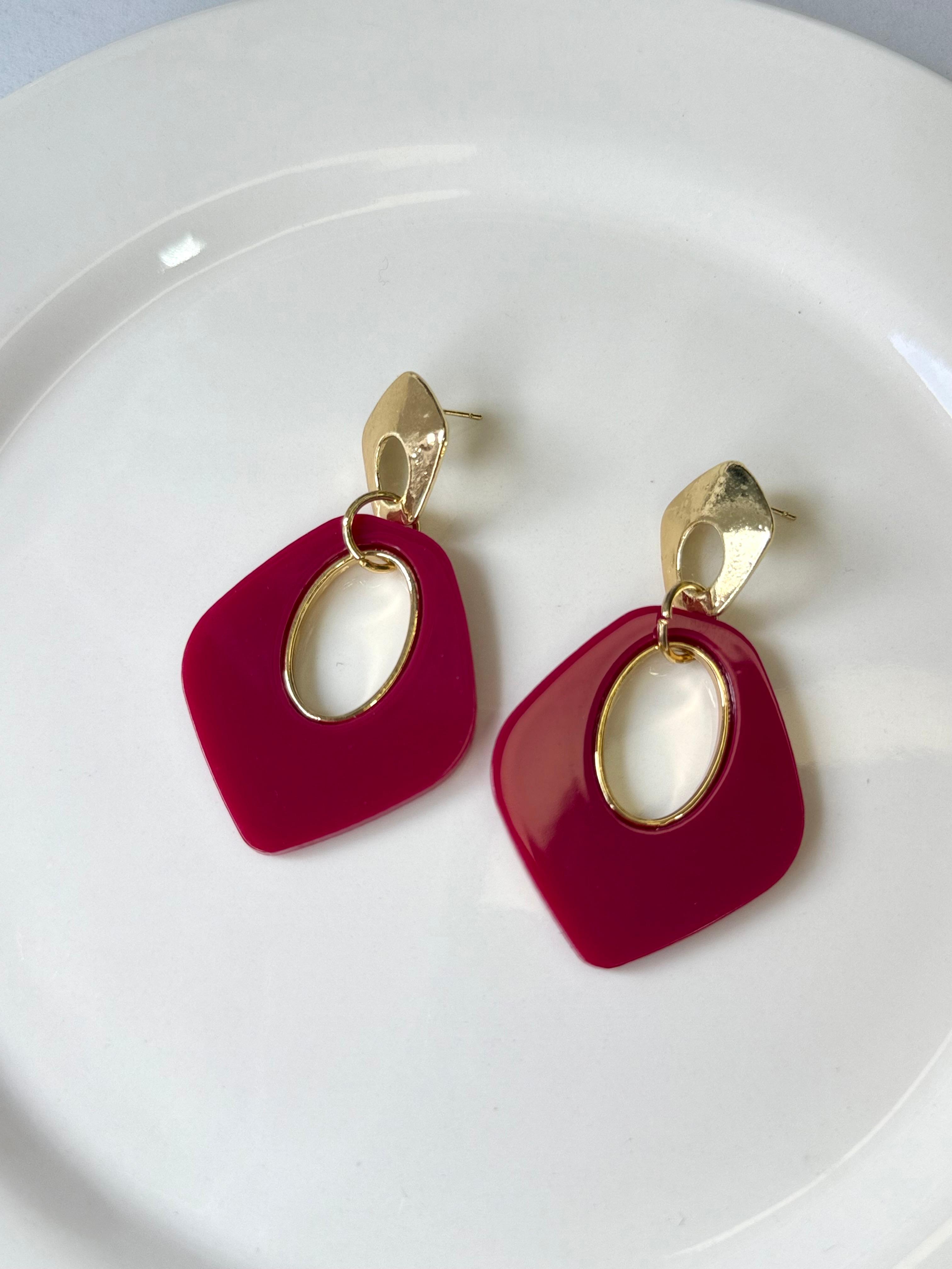 ARETES ROJOS DA1225042