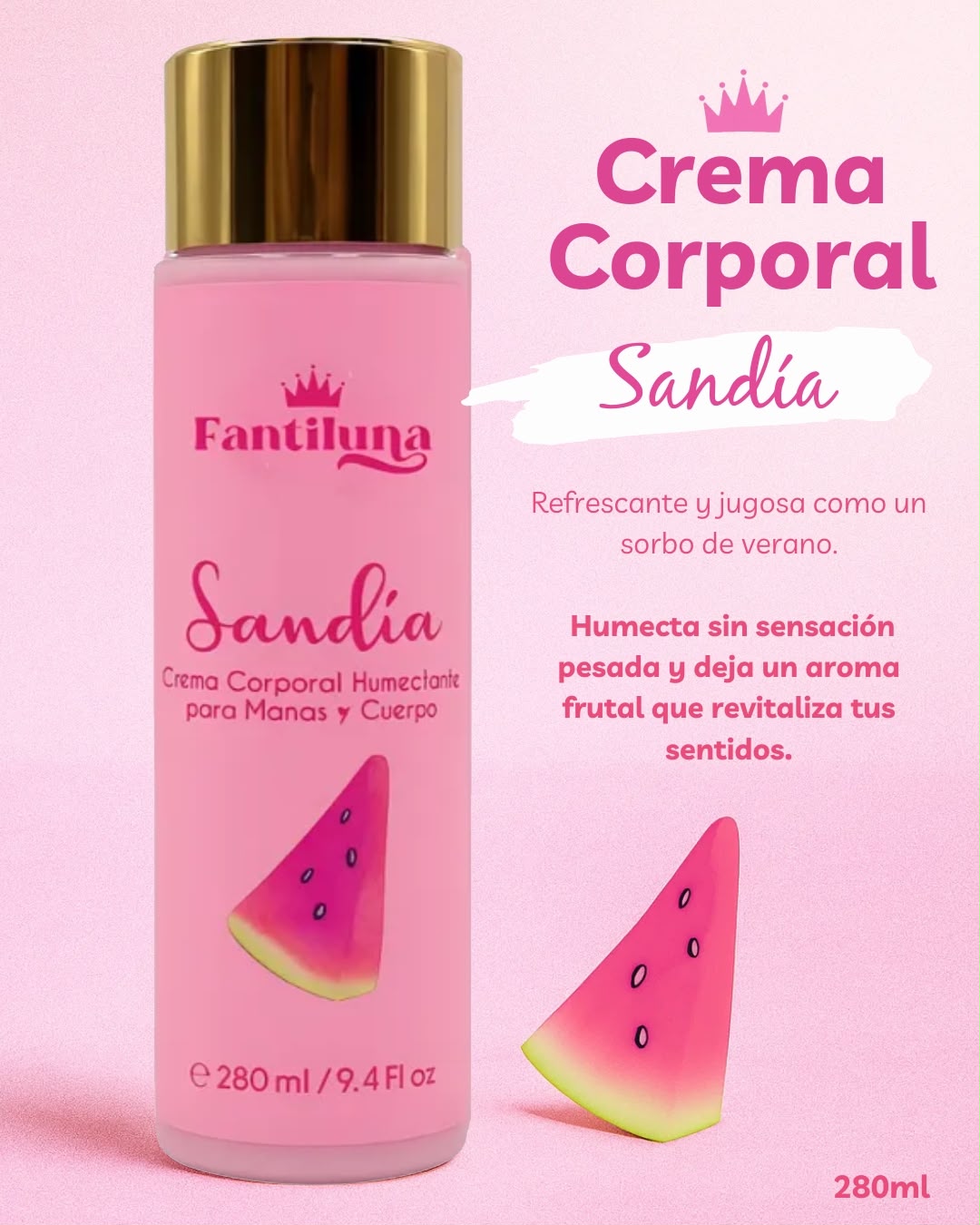 CREMA CORPORAL SANDIA FANTILUNA 280ML
