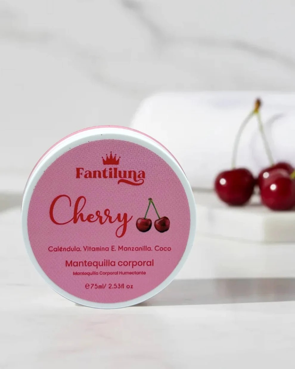 MINI MANTEQUILLA CHERRY FANTILUNA 75 ML