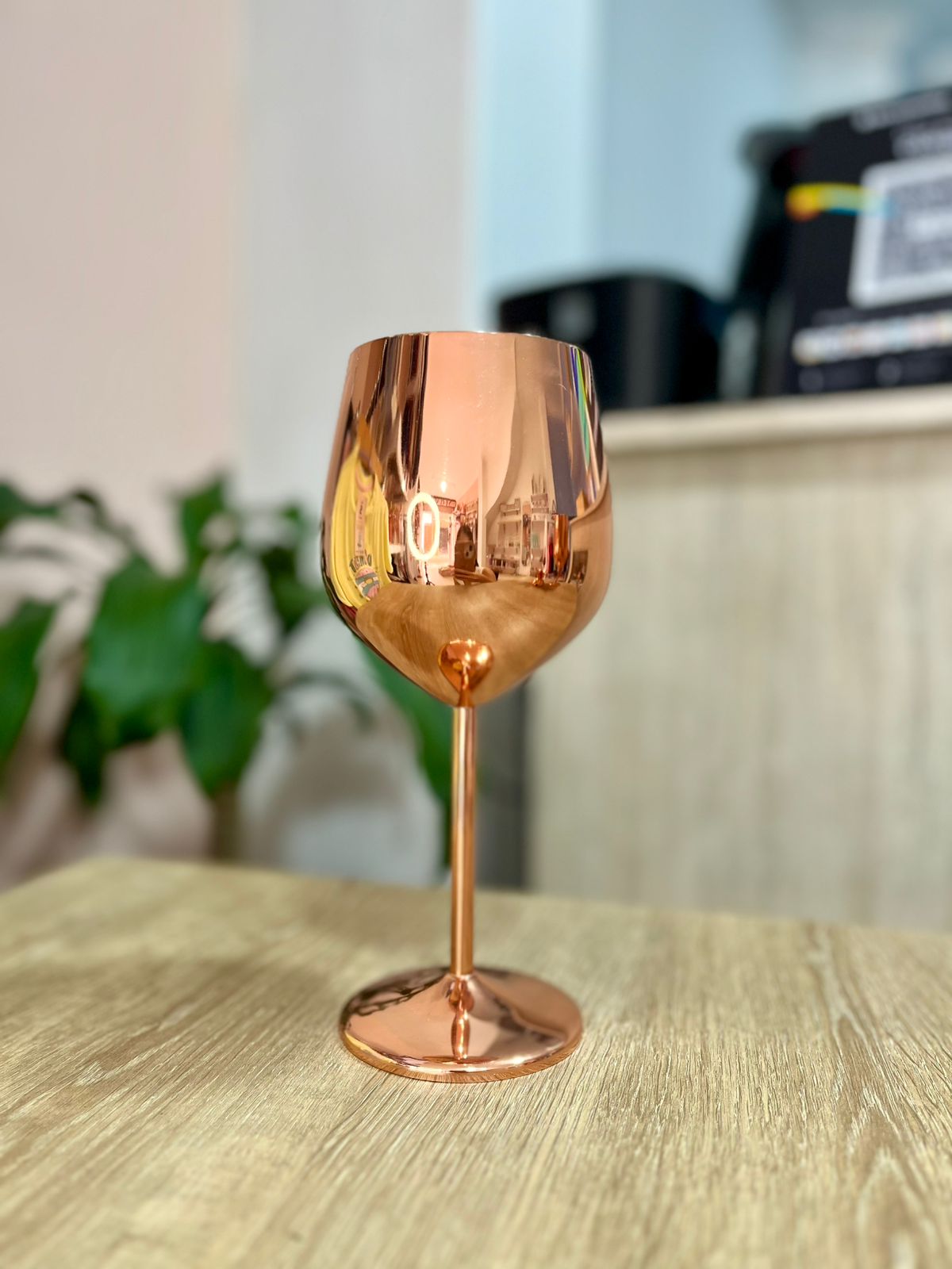 Copa oro rosa metalica