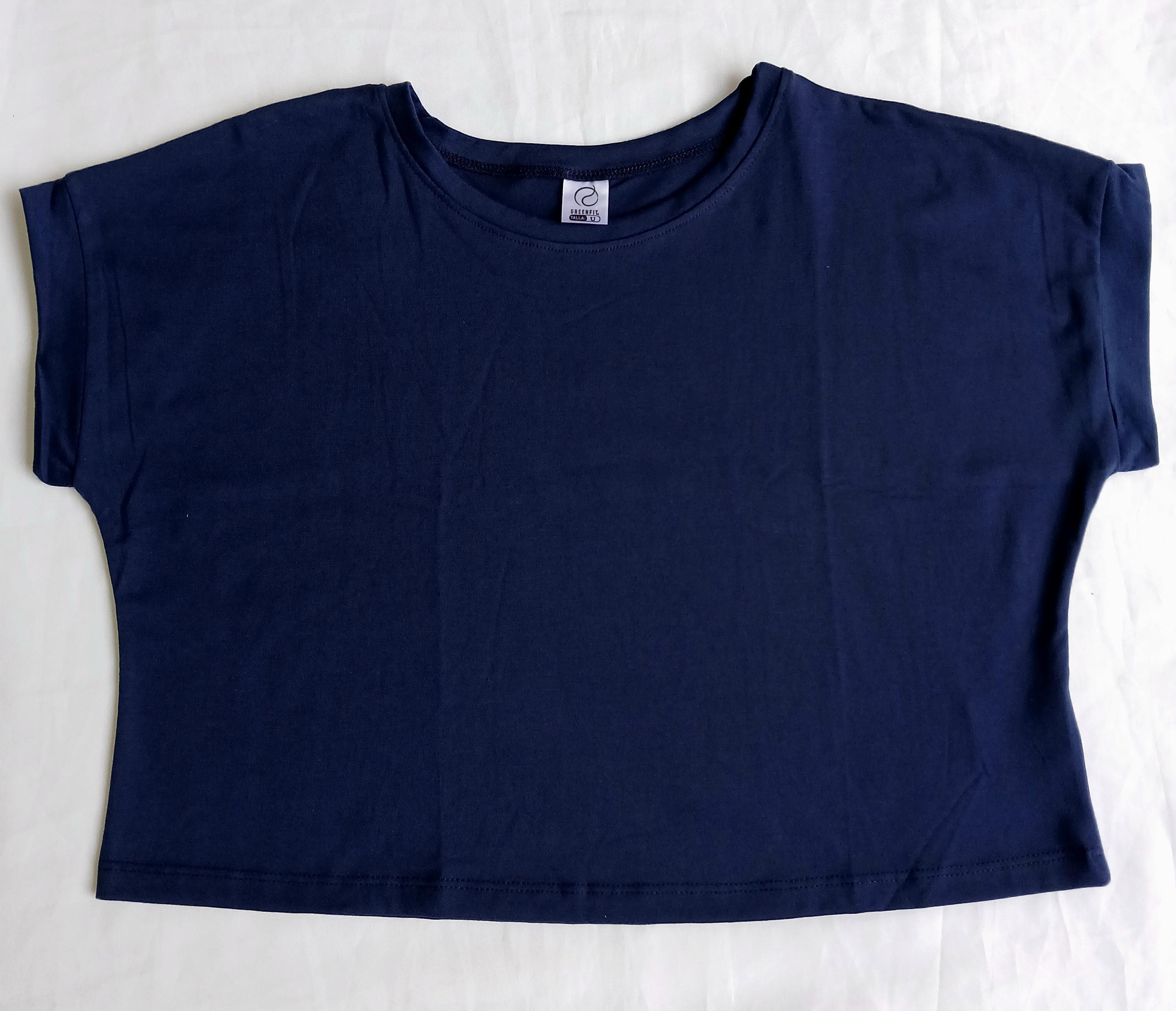 CAMISETA DEPORTIVA CORTA AZUL