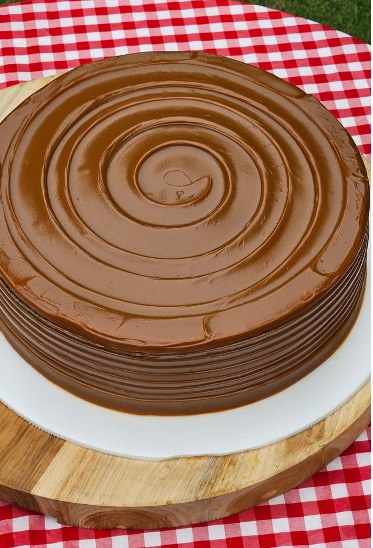 Torta de choco arequipe de 25 a 30 porciones