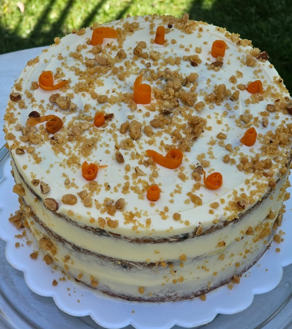 Torta de zanahoria de 20 a 25 porciones