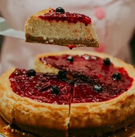 CheeseCake con Frutos Rojos