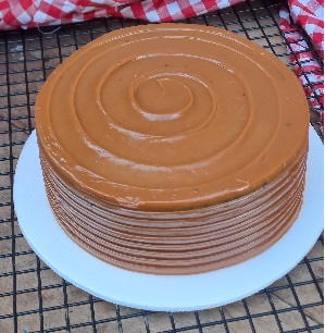 Torta vainilla arequipe de 8 a 10 porciones